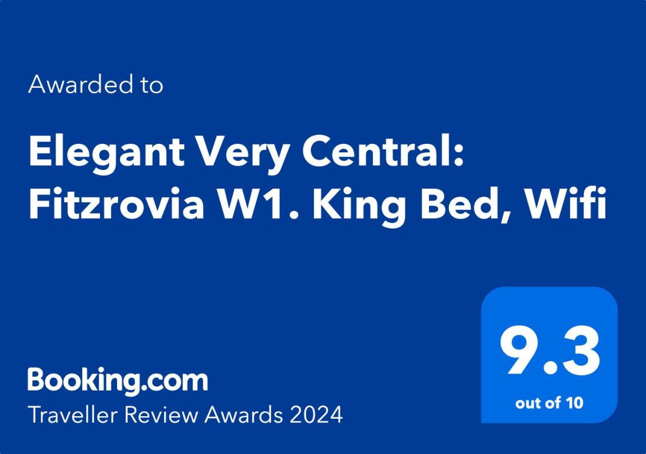 לונדון Elegant Very Central: Fitzrovia W1. King Bed, Wifi מראה חיצוני תמונה
